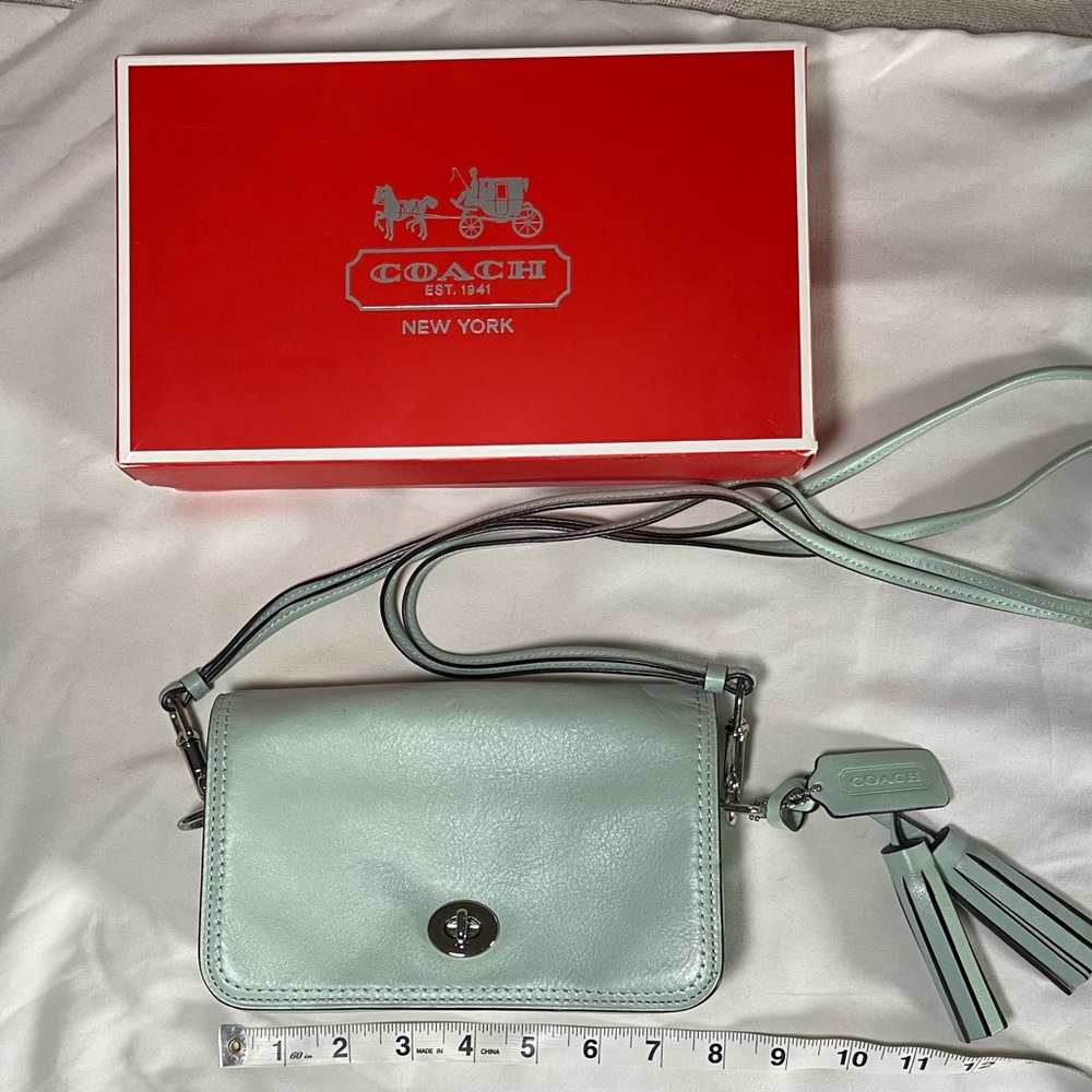 COACH mint legacy collection PENNY crossbody